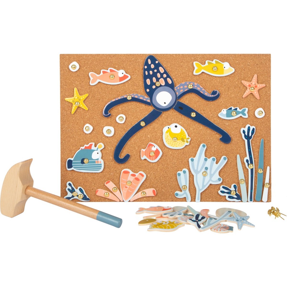 Jeu de clous La mer bleu, SMALL FOOT COMPANY