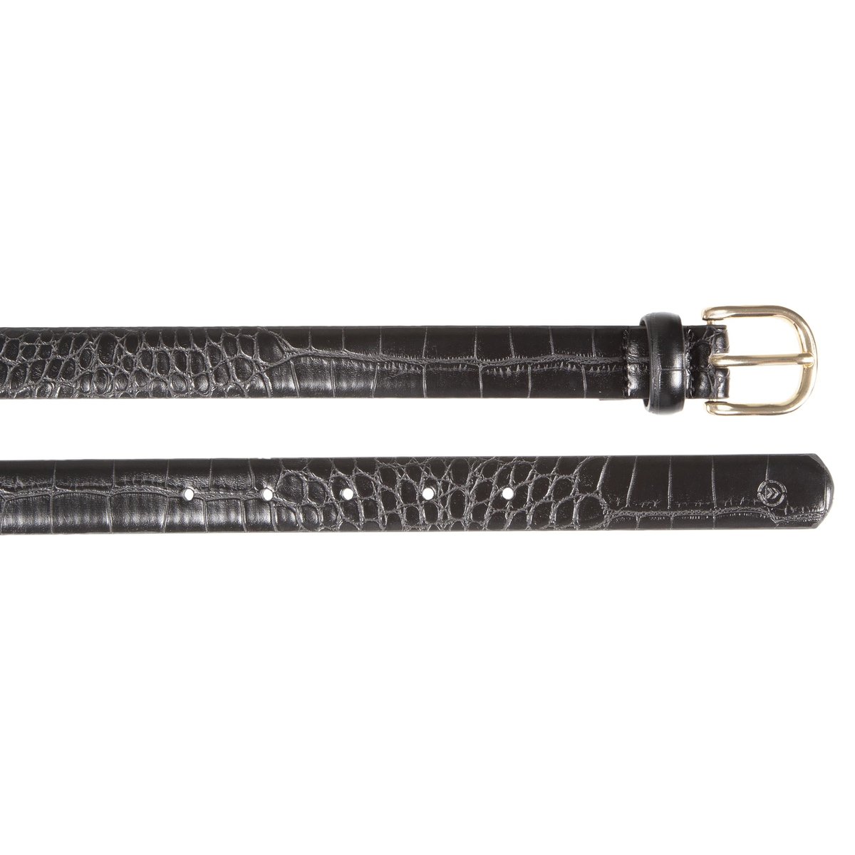 Ceinture effet animal noir effet croco, ISOTONER