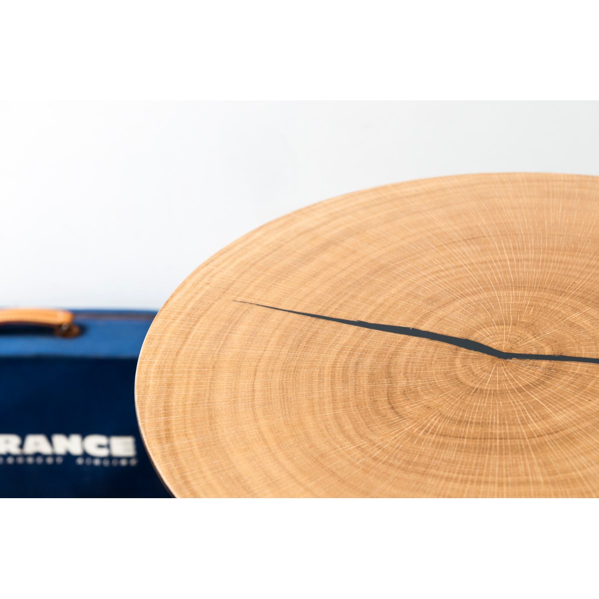 Table d'appoint en métal XYLÈME bois clair, PRODUIT INTERIEUR BRUT