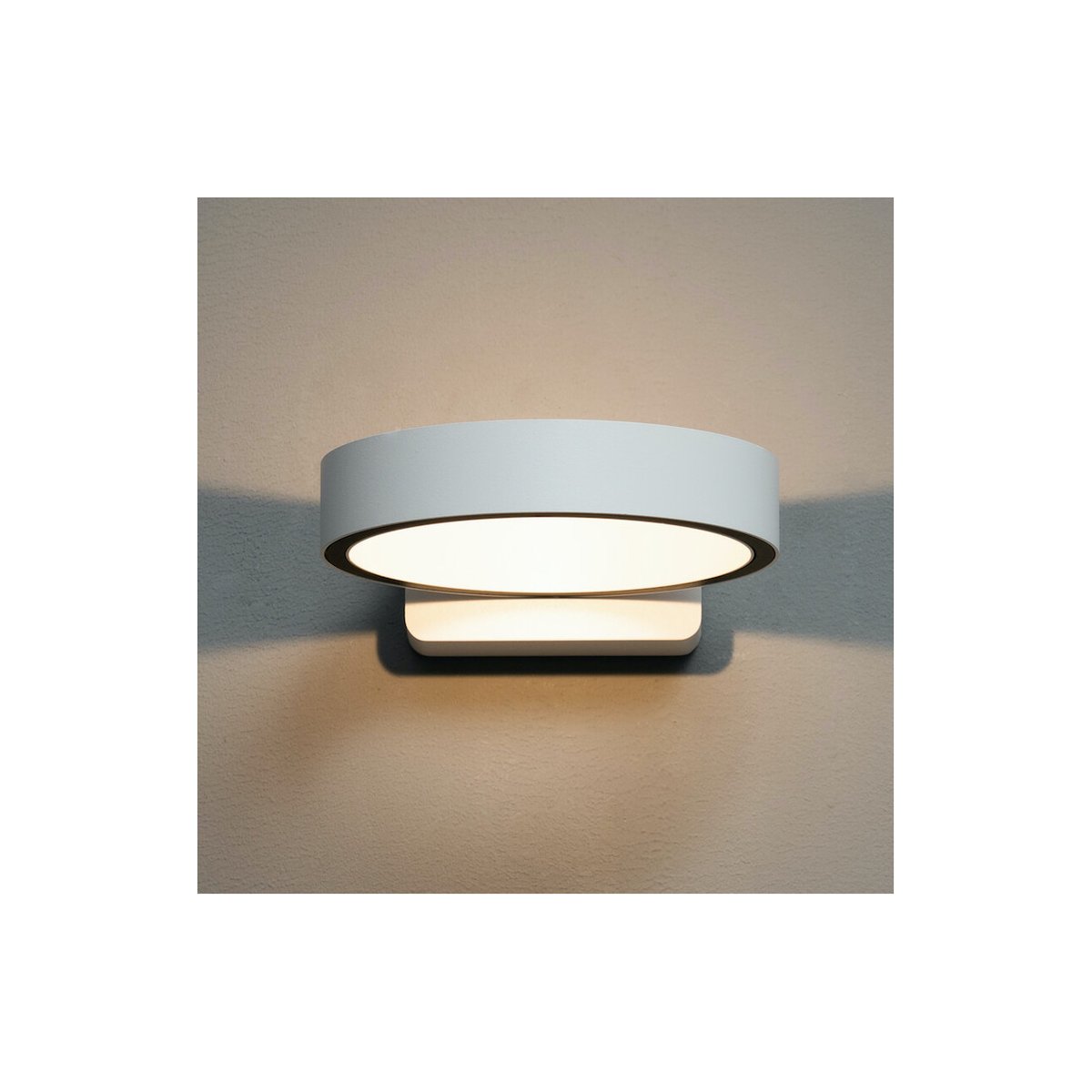 Applique LED circulaire murale - EYE blanc, KOSILUM