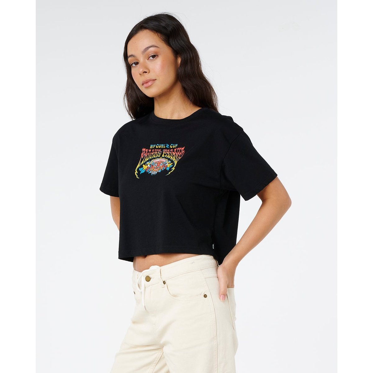 T-shirt court Bonnet Padang 26 noir, RIP CURL