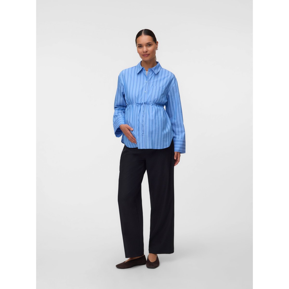 Pantalon À Jambe Large noire - black, MAMA LICIOUS