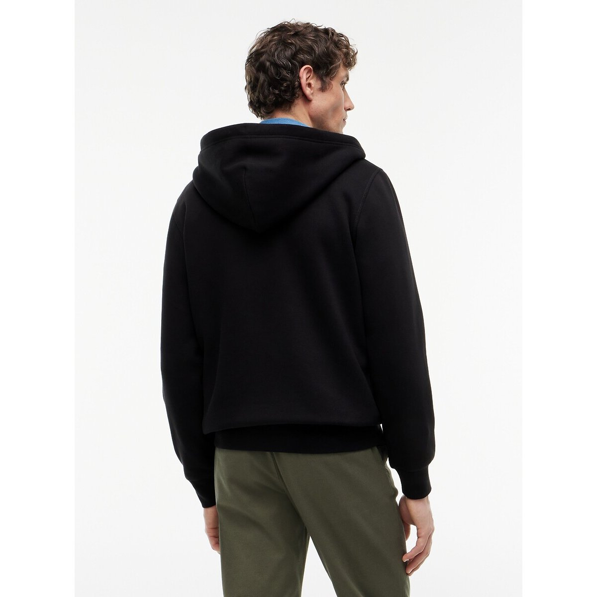 Sweat à capuche, à poche, Core Essential noir, TOMMY HILFIGER