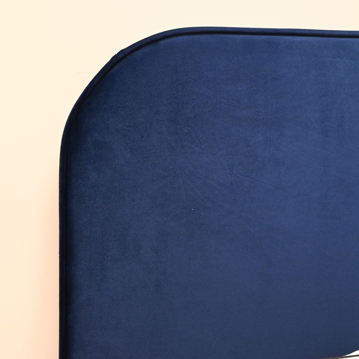 Tête de lit en velours MARSELLA bleu, TERRE DE NUIT