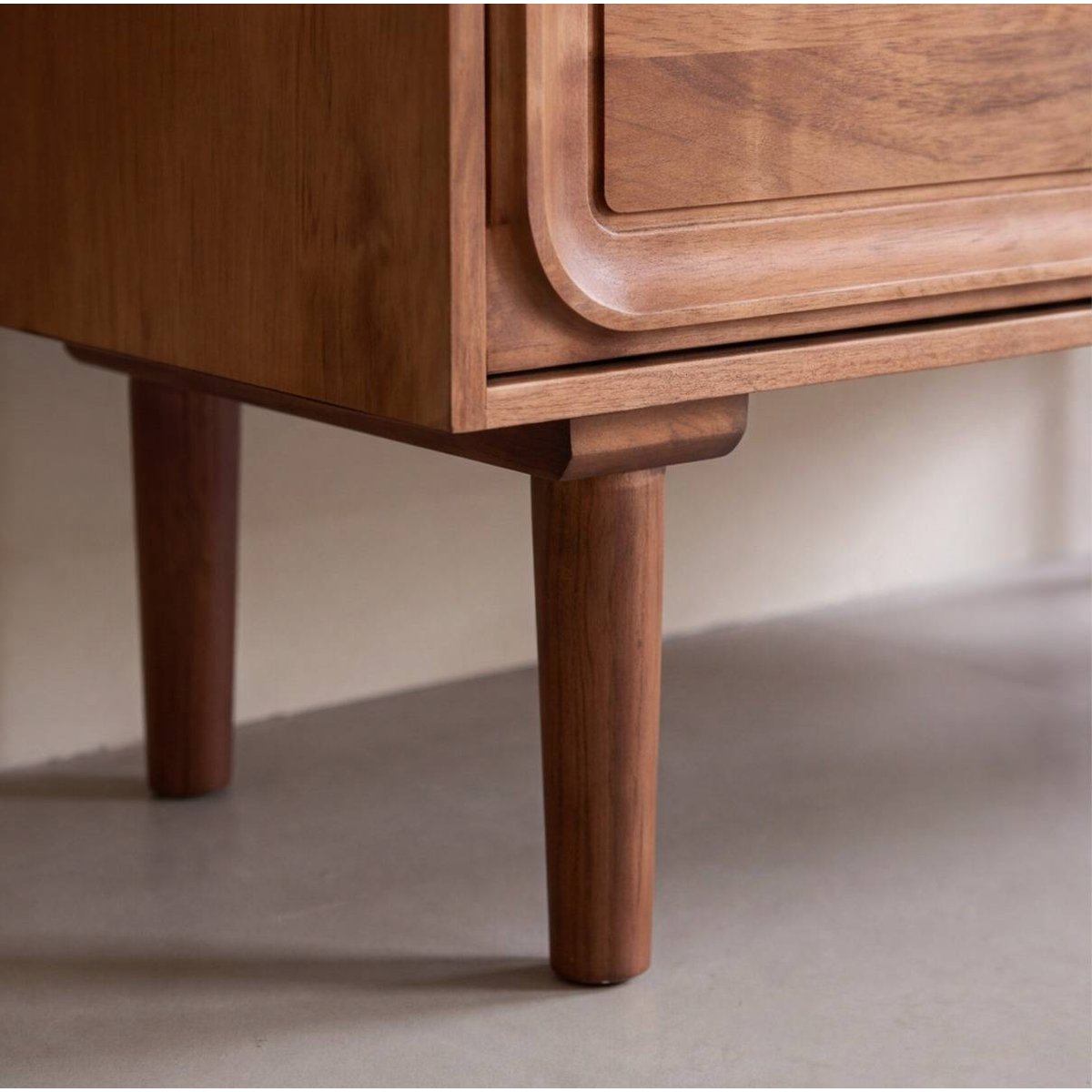 Buffet haut en bois de manguier foncé VIVIENNE bois foncé, MADE IN MEUBLES