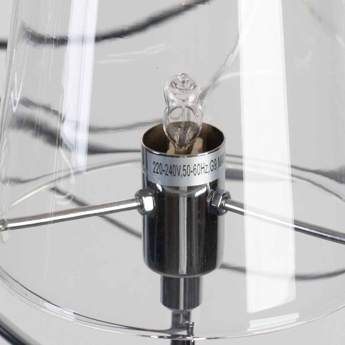 Lustre majestueux et minimaliste - MATANE transparent, KOSILUM