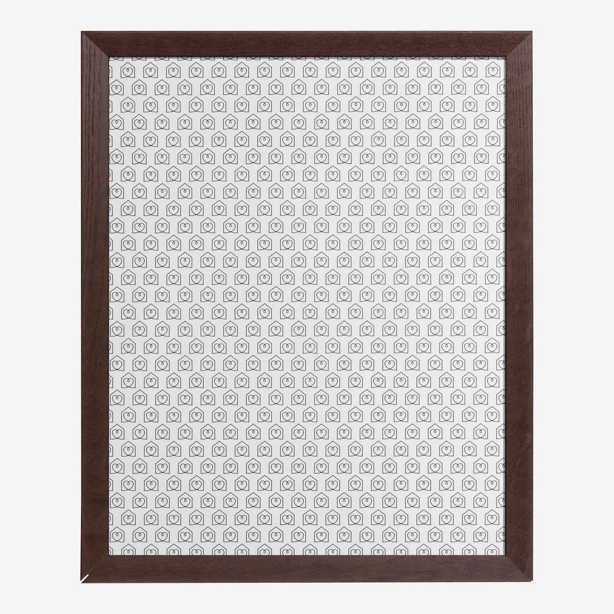 Cadre mural en bois RONA marron, HABITAT