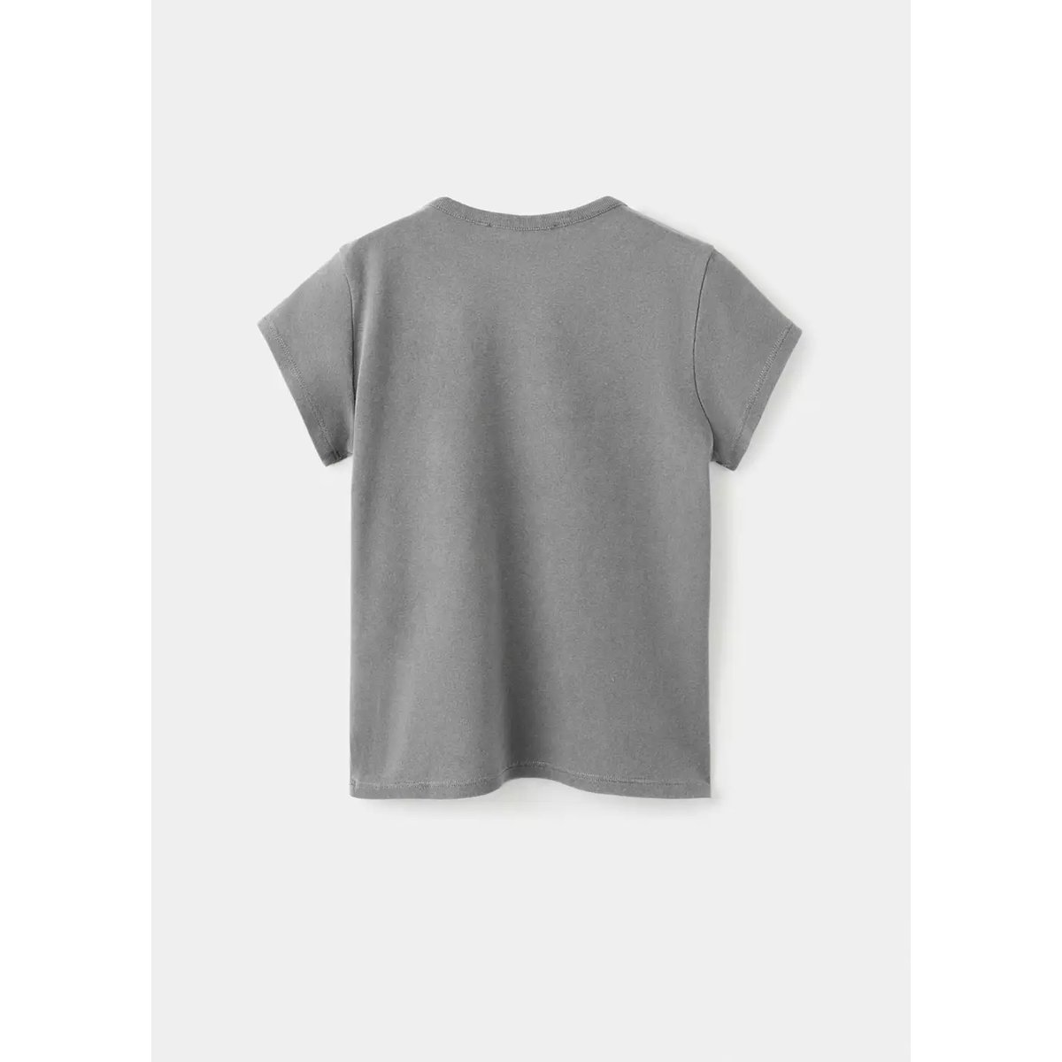 T-shirt manches courtes à strass gris anthracite, MANGO KIDS