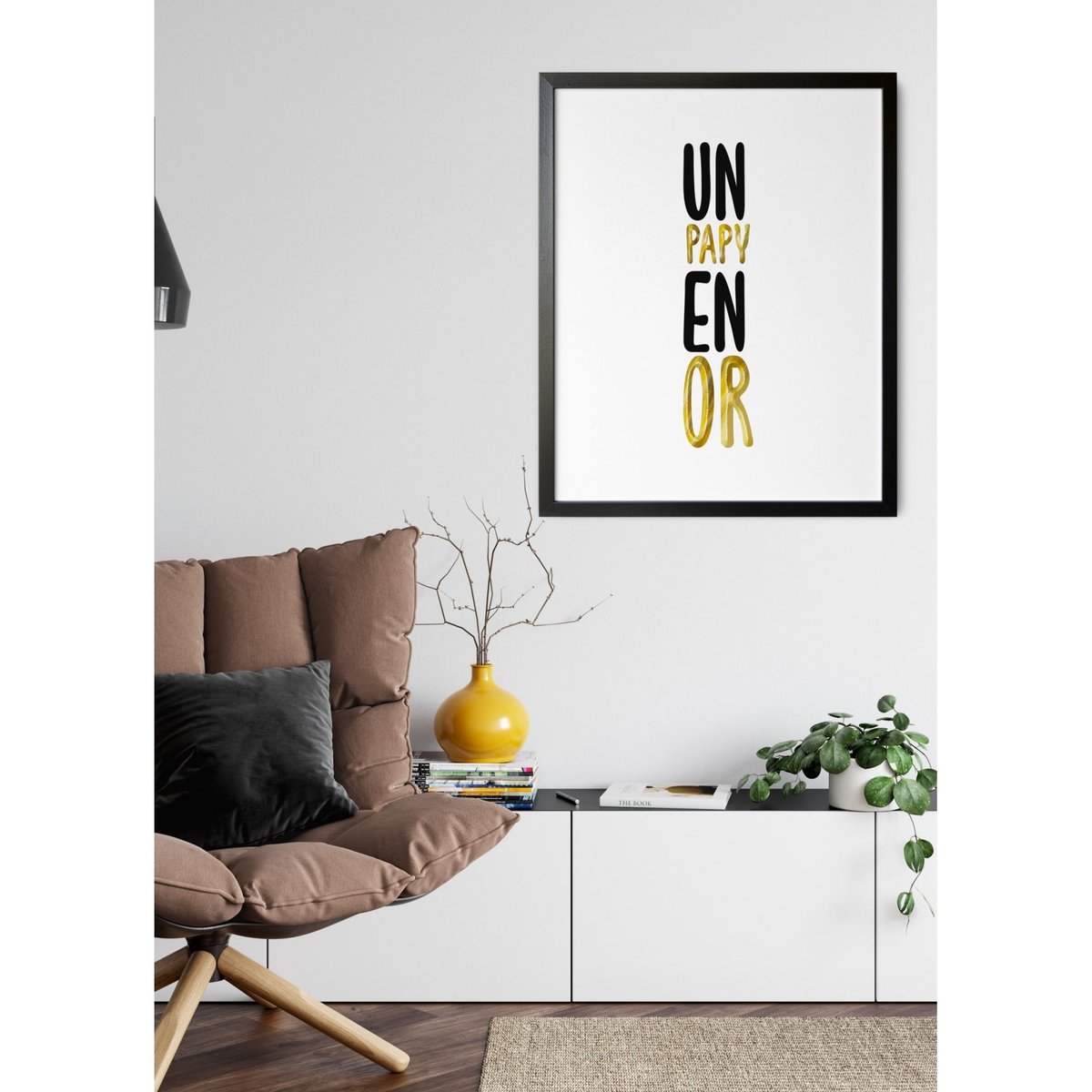Affiche Papy en Or blanc, L'AFFICHERIE