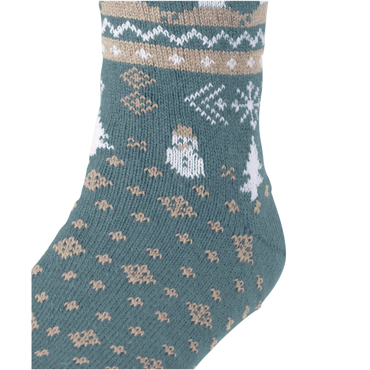 Chaussettes Weather Fair Isle bleu-vert, FALKE