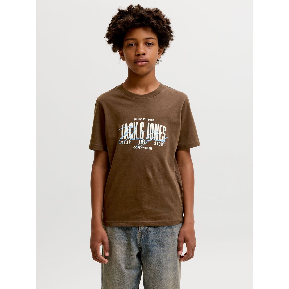 T-Shirt noire - black, JACK & JONES JUNIOR