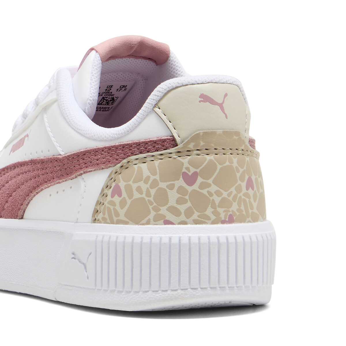 Baskets CARINA MIA WINTER SAFARI blanc/rose, PUMA