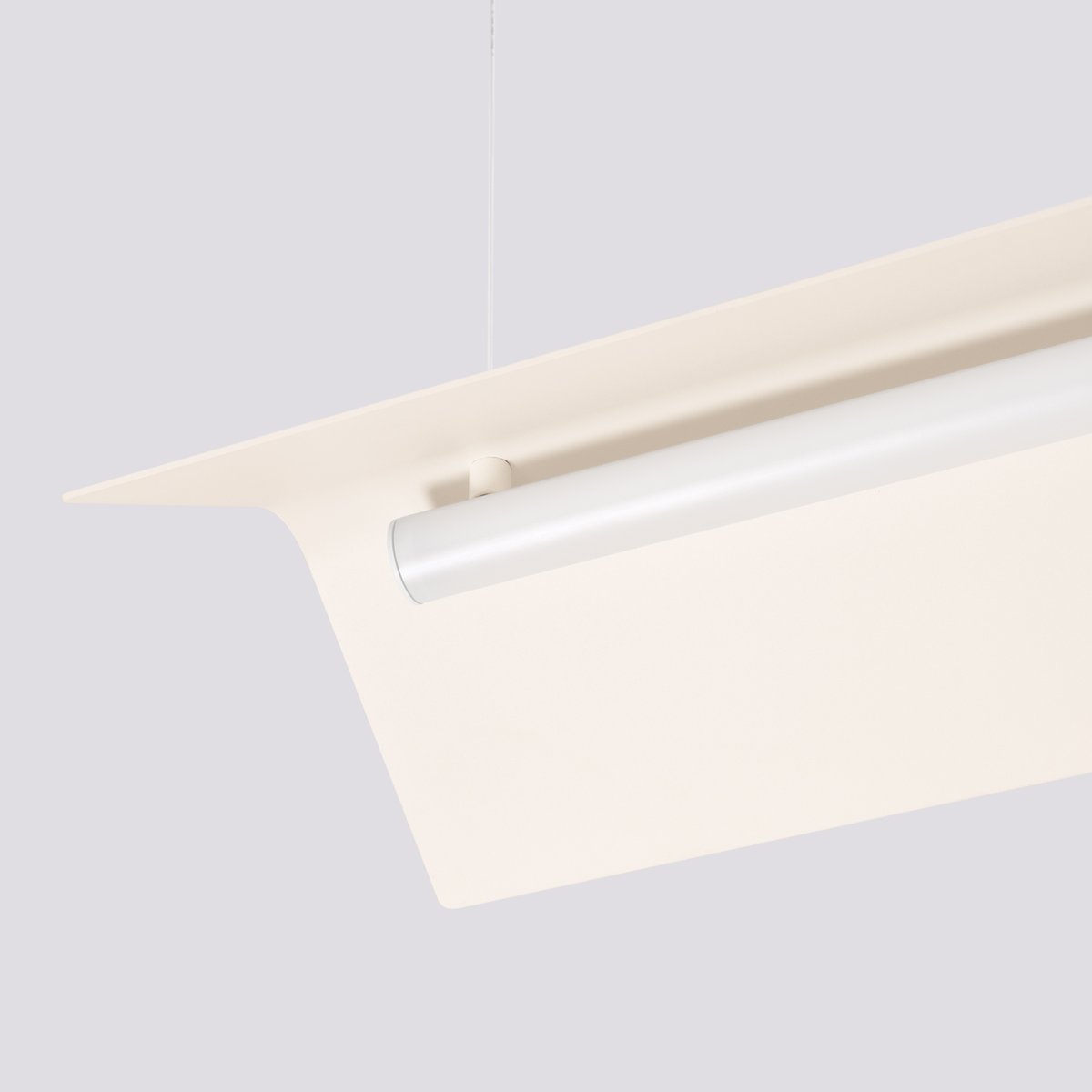 Suspension Acier Beige LED 1 Elva beige, EDEN