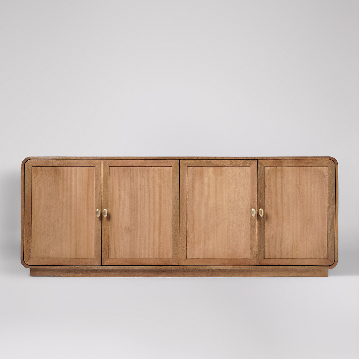 Halston Mango Wood 4 Door Sideboard light wood, SWOON