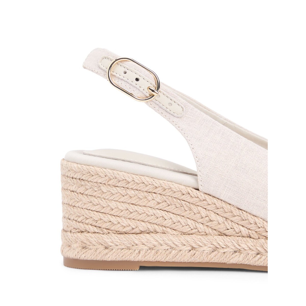 Slingback Sandals ecru , TOMMY HILFIGER