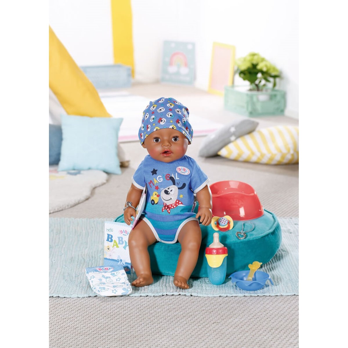 Baby born Poupée Magic Boy Garçon DoC 43 cm multicolore, ZAPF CREATION