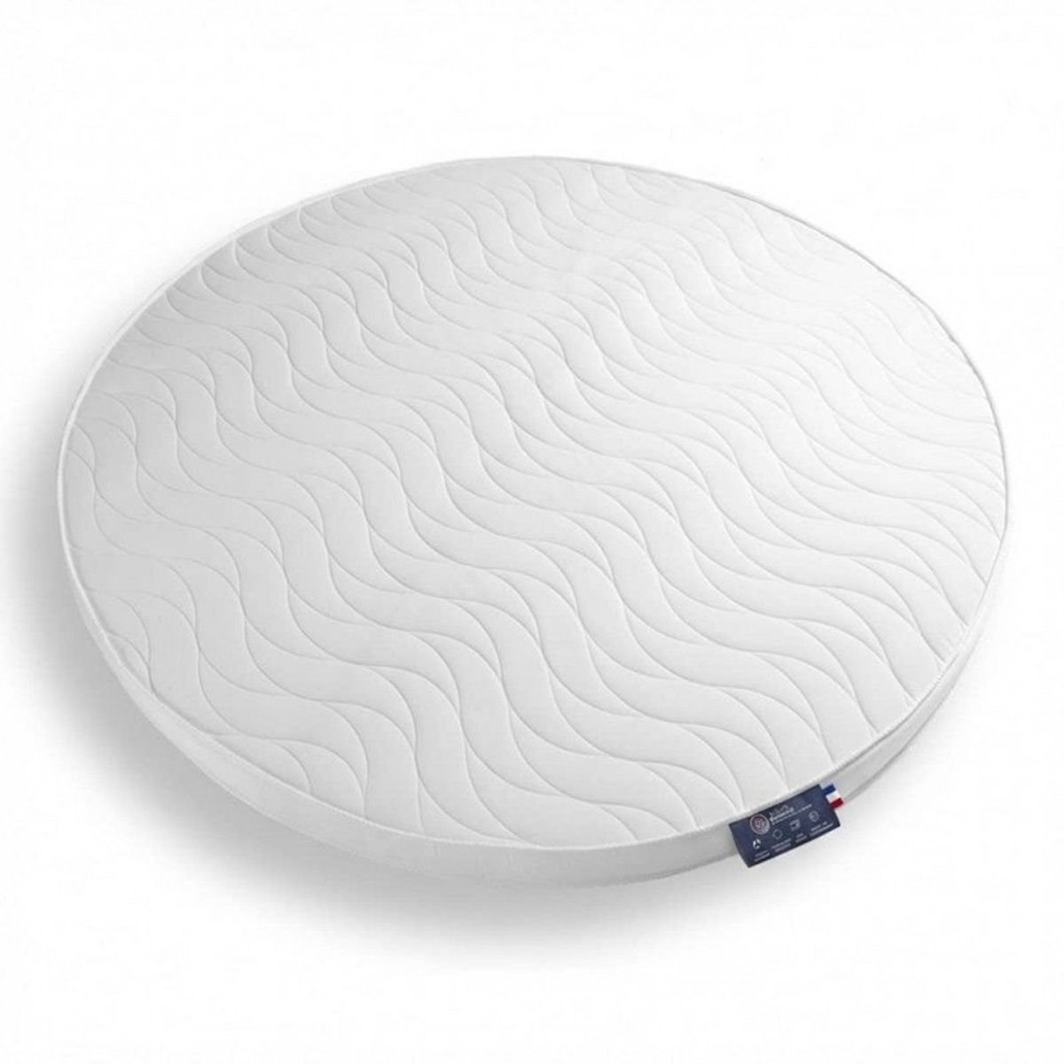 Matelas Rond Mousse 15cm blanc, LES MATELAS DE MORPHEE