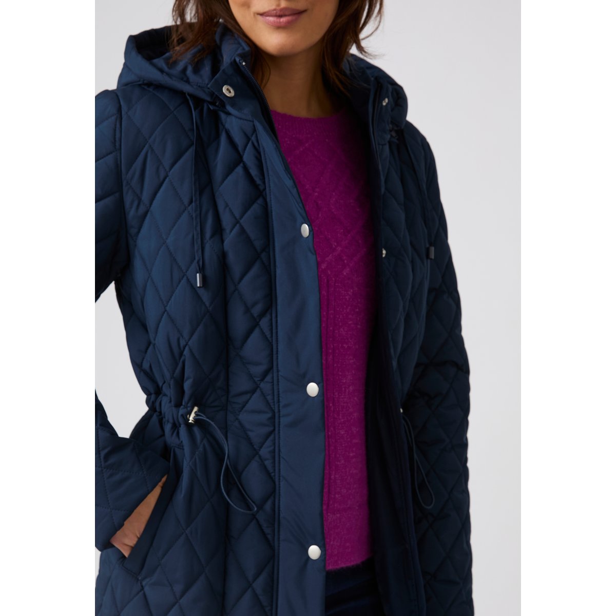 Parka matelassée bleu marine, DAMART