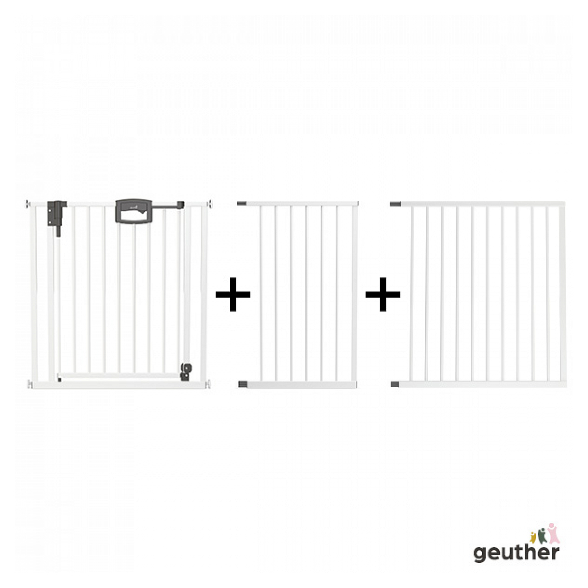 Barrière de porte à pression Easylock Plus métal200,5 cm 208,5 cm couleur unique, GEUTHER