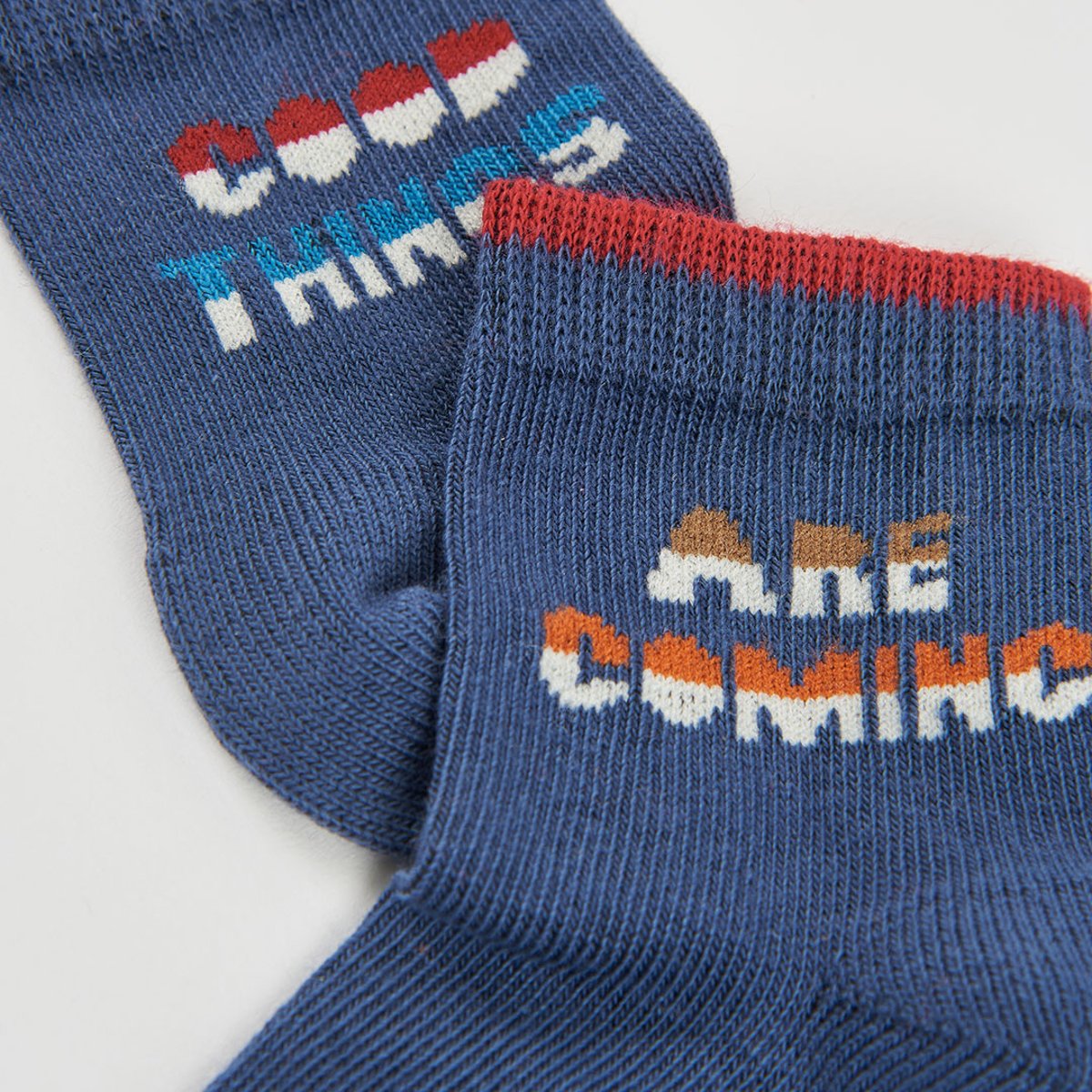 Lot chaussettes imprimé bleu, BOBOLI