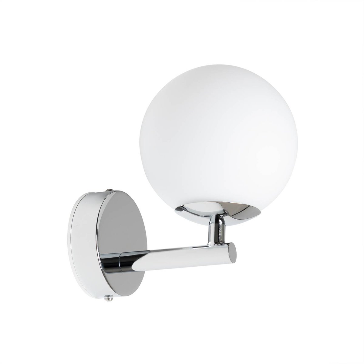 Applique en métal moderneLED, Maviris blanc, chromé, ARCCHIO