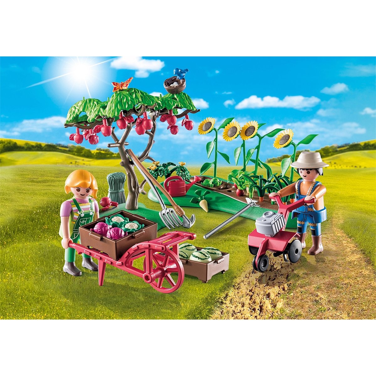 Starter Pack Jardin potager multicolore, PLAYMOBIL