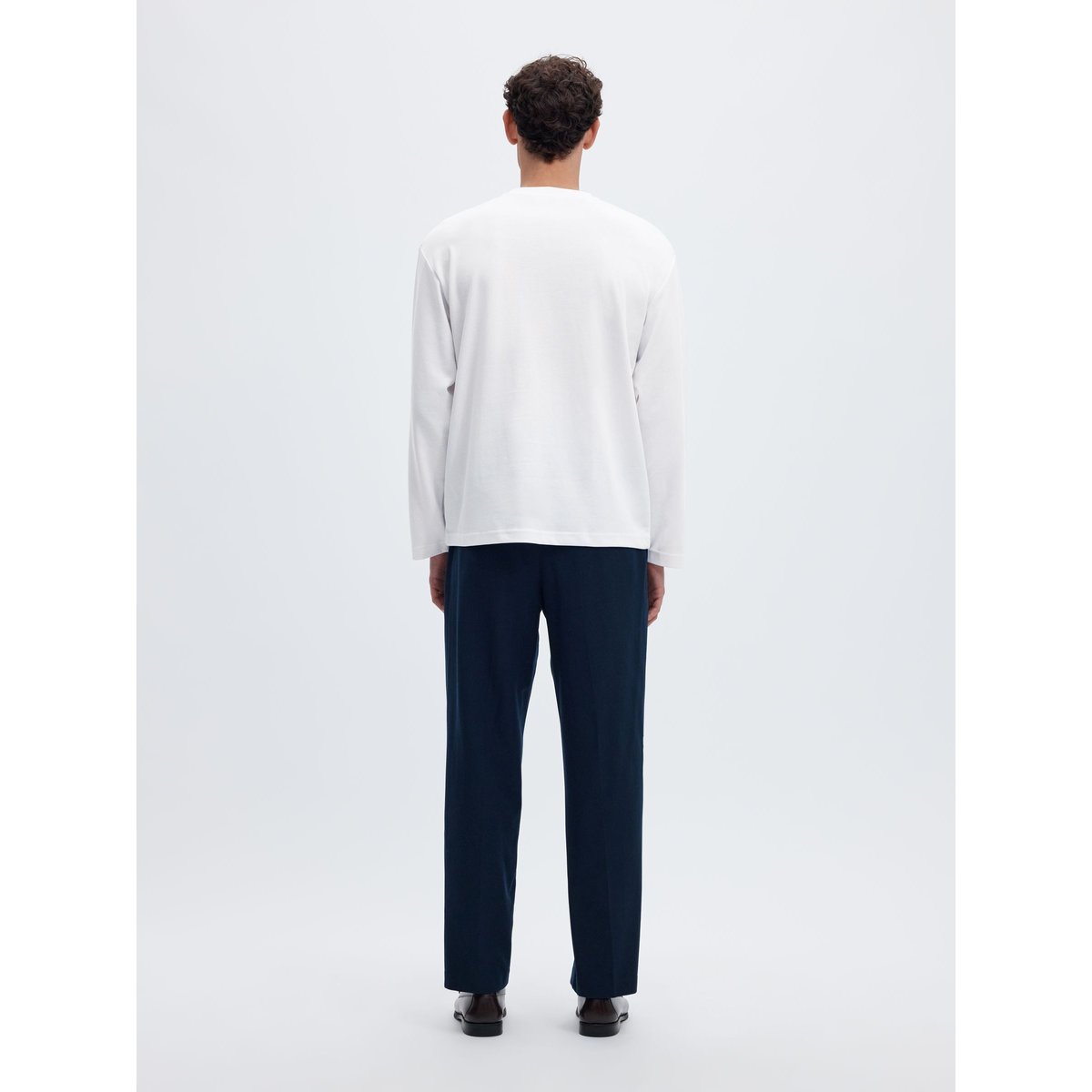 T-Shirt À Manches Longues bright white, SELECTED