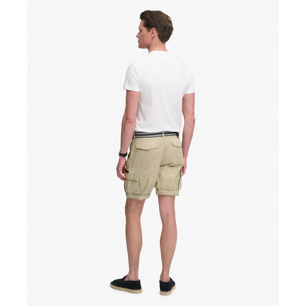 Short Cargo Léger Ripstop beige clair, SUPERDRY