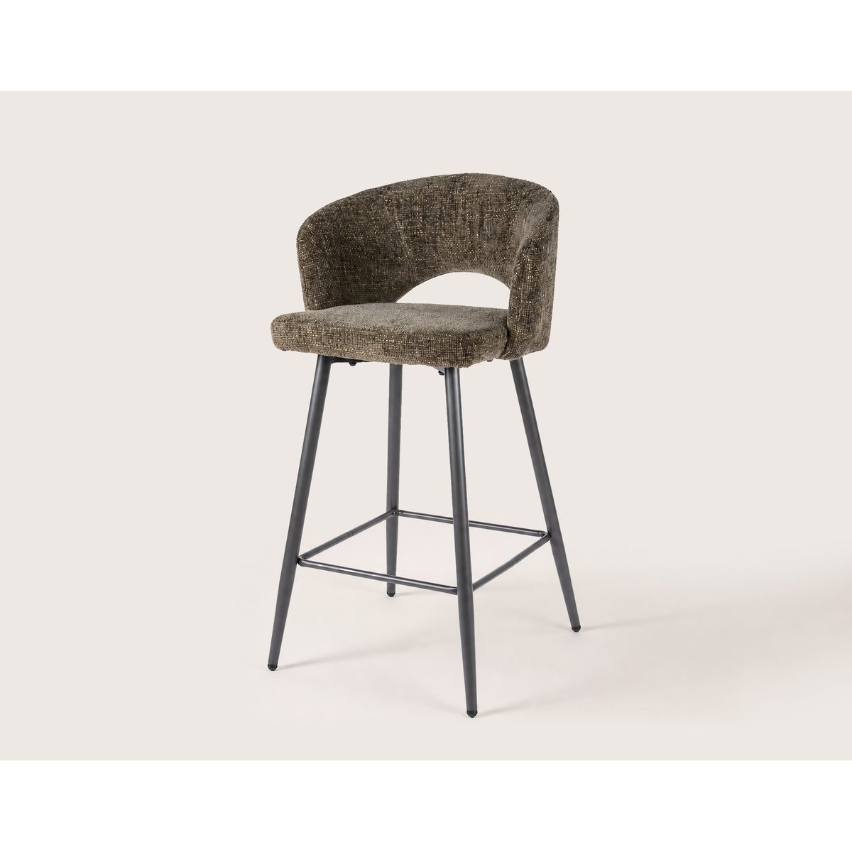 Lot de deux Tabourets de bar - 94 cm - PATTAYA marron, BEST MOBILIER