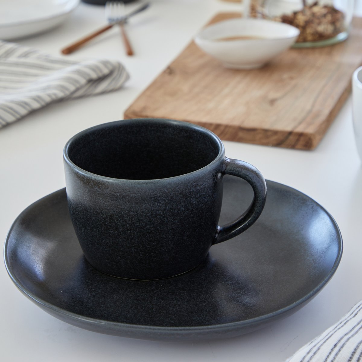 Tasse 0.36 L LIVIA matte noir, COSTA NOVA