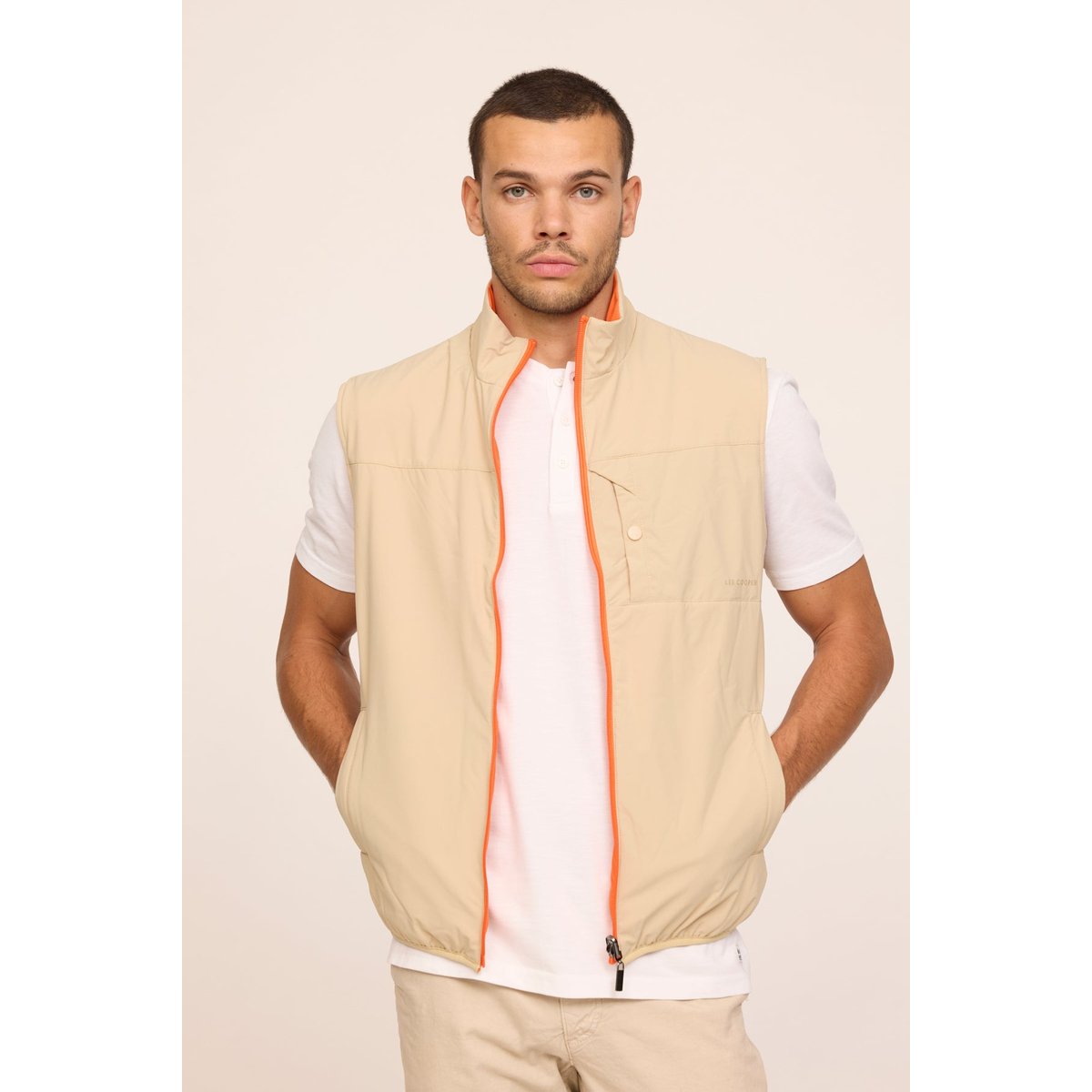 Veste sans manches   regular FONYS beige, LEE COOPER