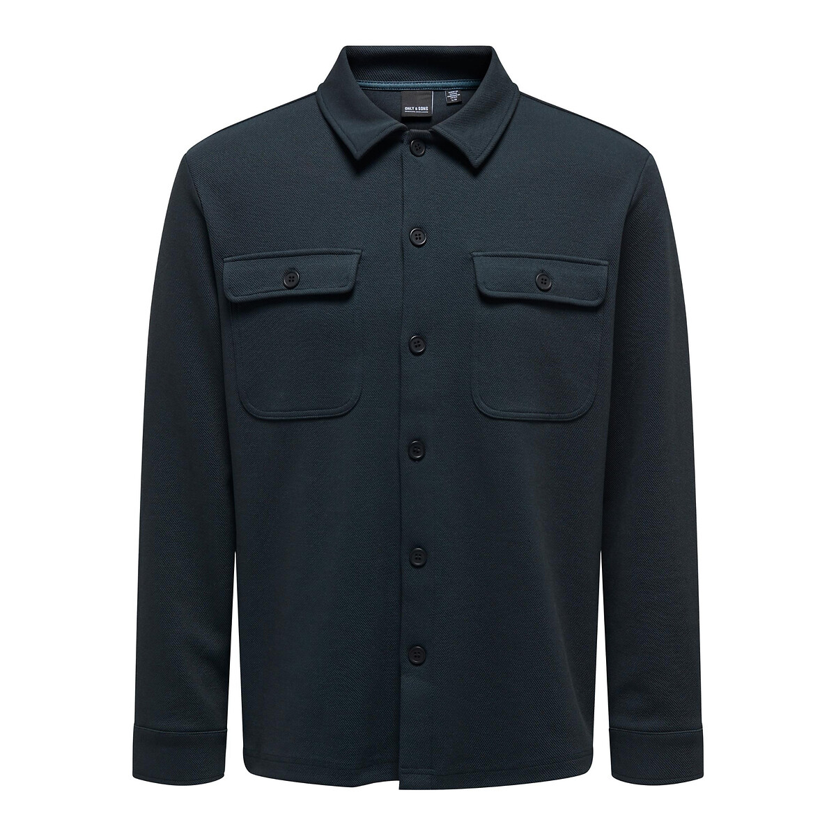Surchemise à poches bleu marine, ONLY & SONS