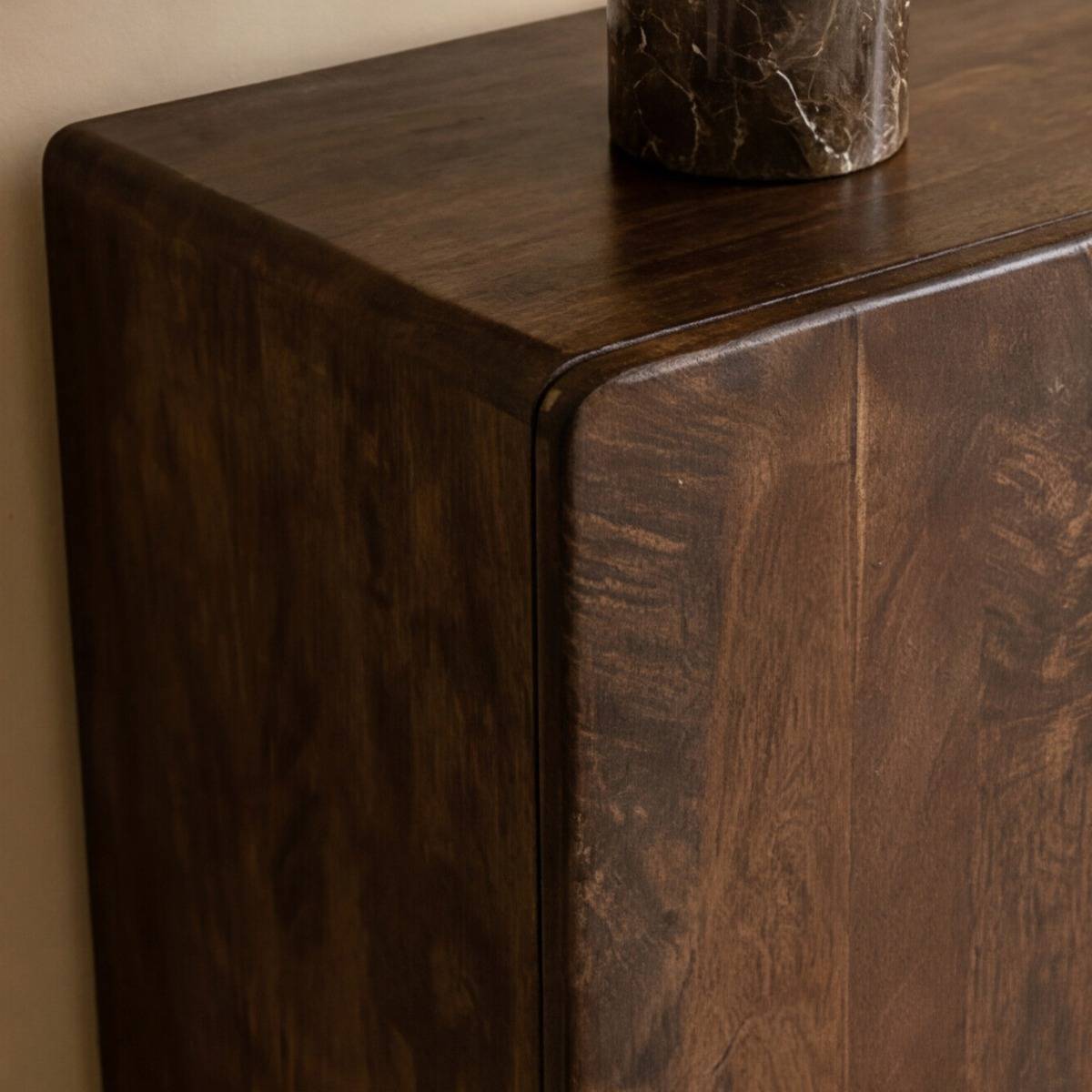 Buffet en bois de manguier NICOLAS bois foncé, MADE IN MEUBLES