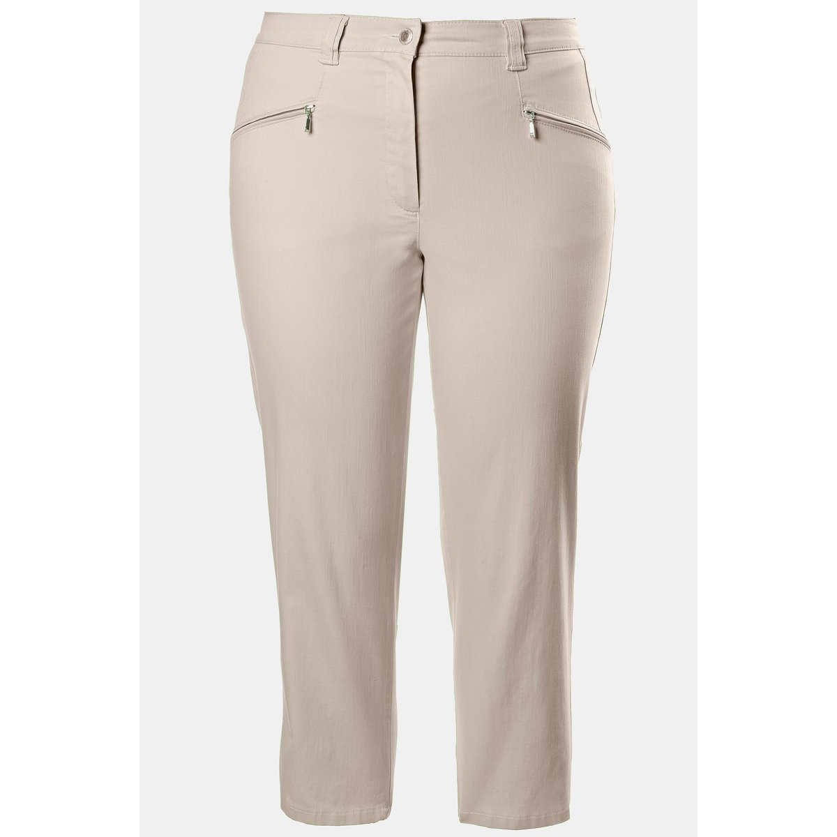 Pantalon, longueur au mollet mastic, ULLA POPKEN