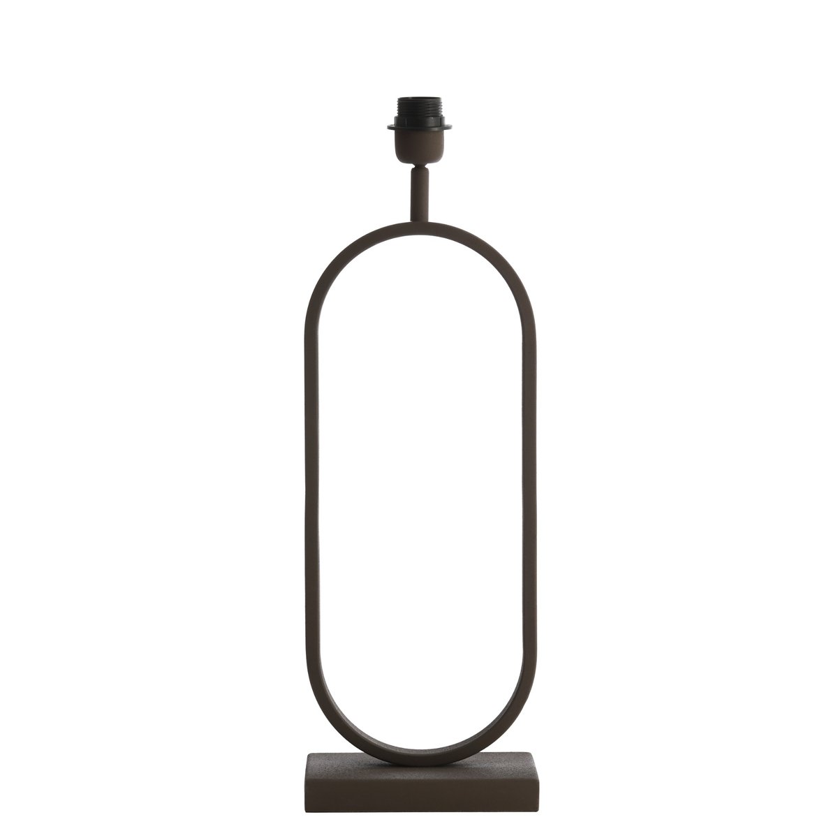 Base De La Lampe Métal JAMIRI marron, LIGHT & LIVING