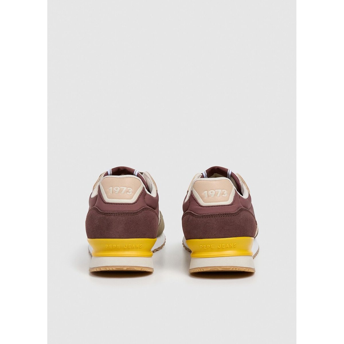 Baskets London Soft beige/kaki, PEPE JEANS
