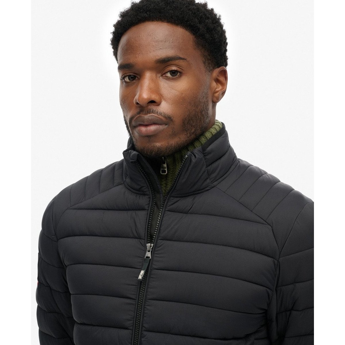 Doudoune Légère Fuji Lite noir, SUPERDRY