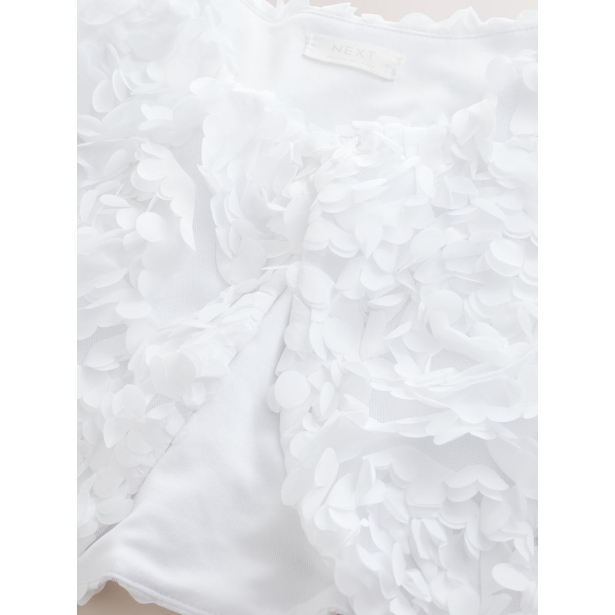 Boléro petite demoiselle d'honneur blanc, NEXT