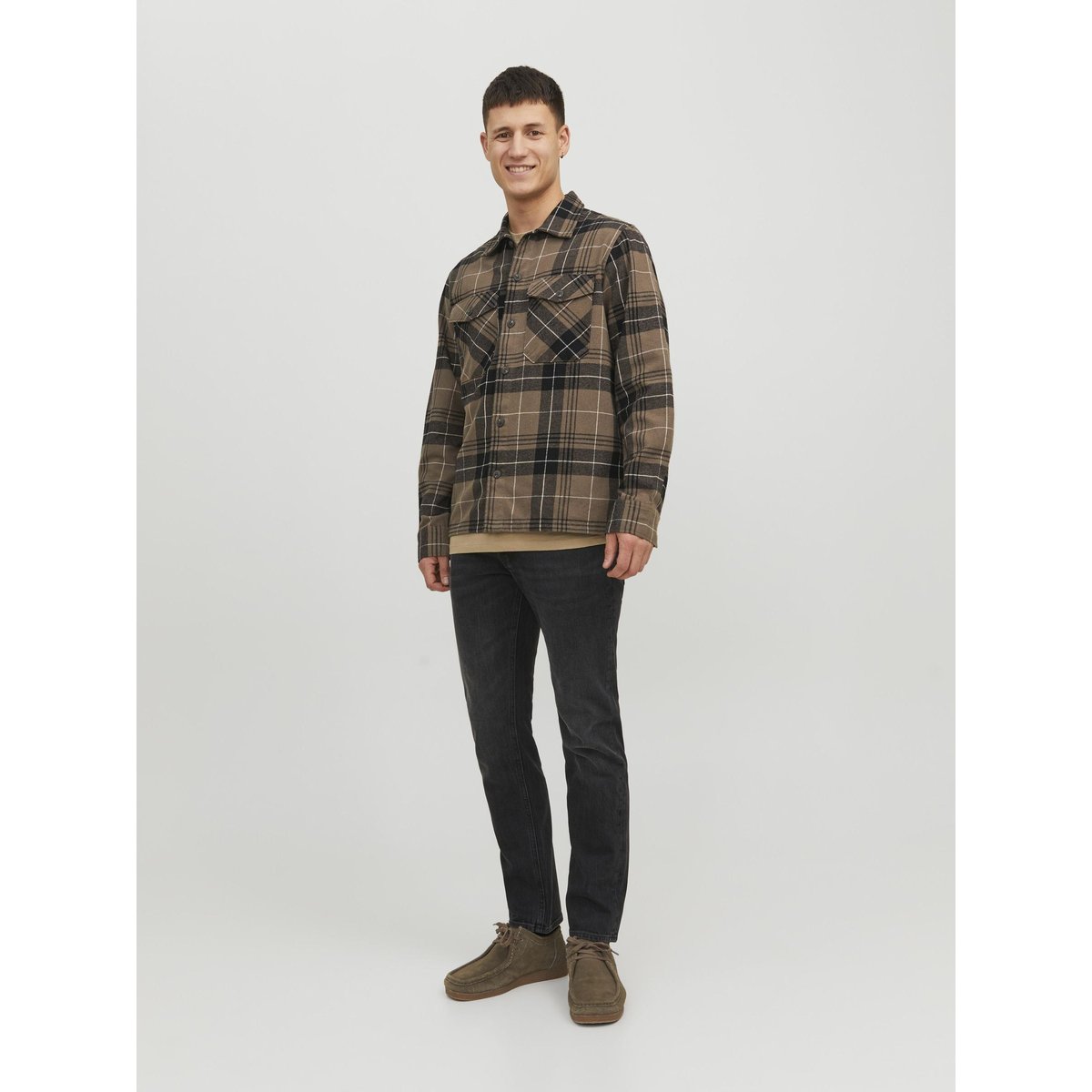Jean Coupe Tapered black denim, JACK & JONES