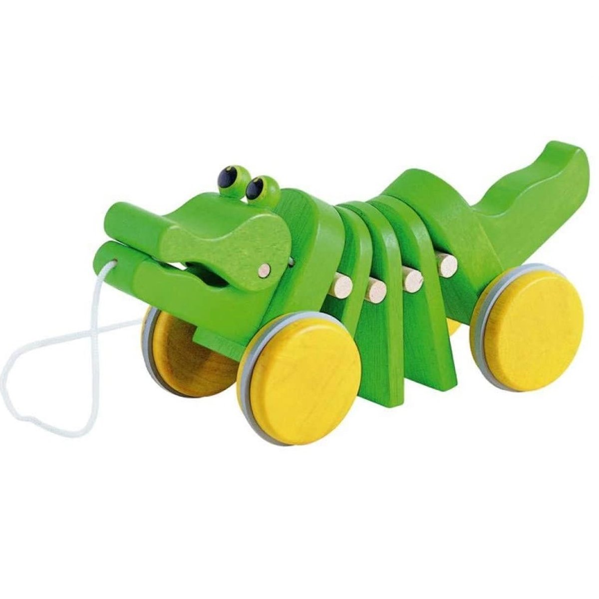 Alligator à tirer vert, PLAN TOYS
