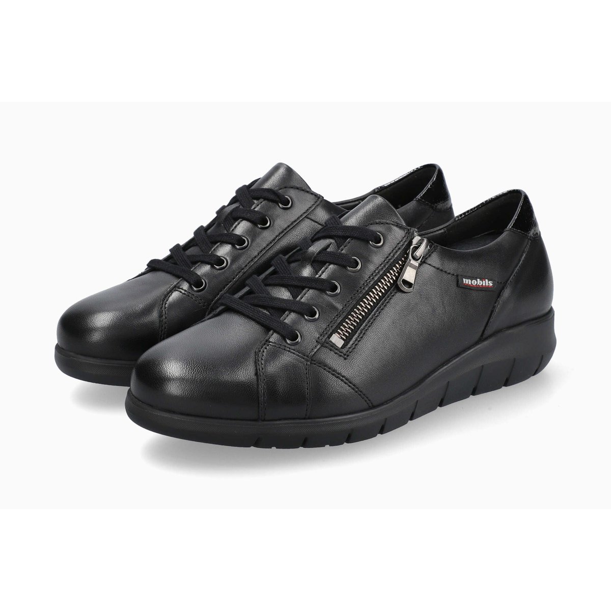Baskets en cuir ILYANA noir 5143, MEPHISTO