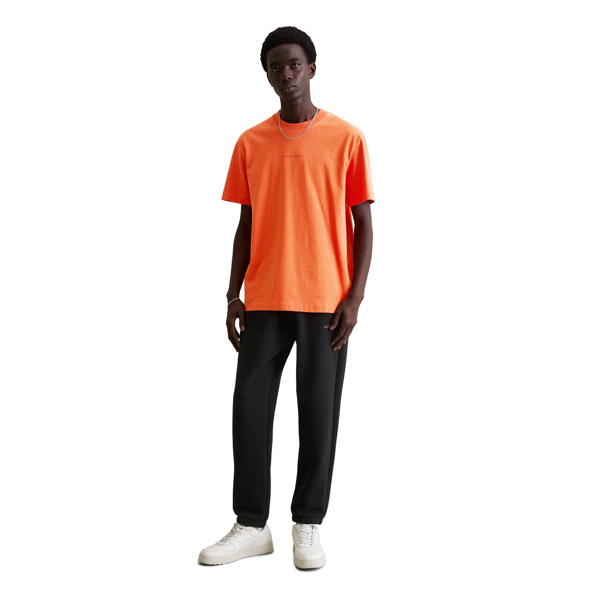 T-shirt DfC relaxed en jersey de coton bio de poids moyen orange, MARC O’POLO DENIM
