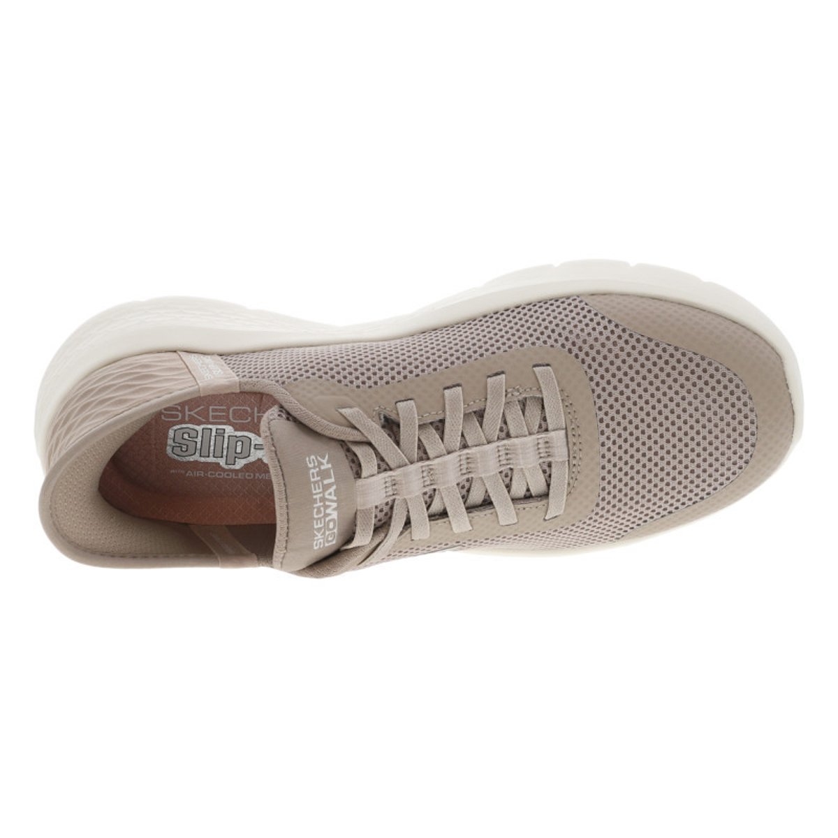 Baskets Go Walk Flex Slip Ins taupe, SKECHERS