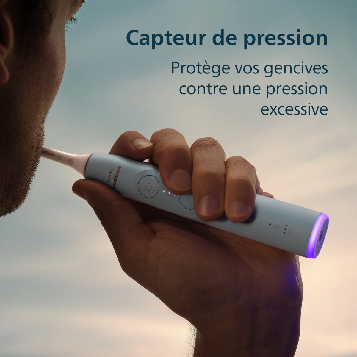 Brosse à dents électrique Sonicare 6100 series HX7406/02 couleur unique, PHILIPS