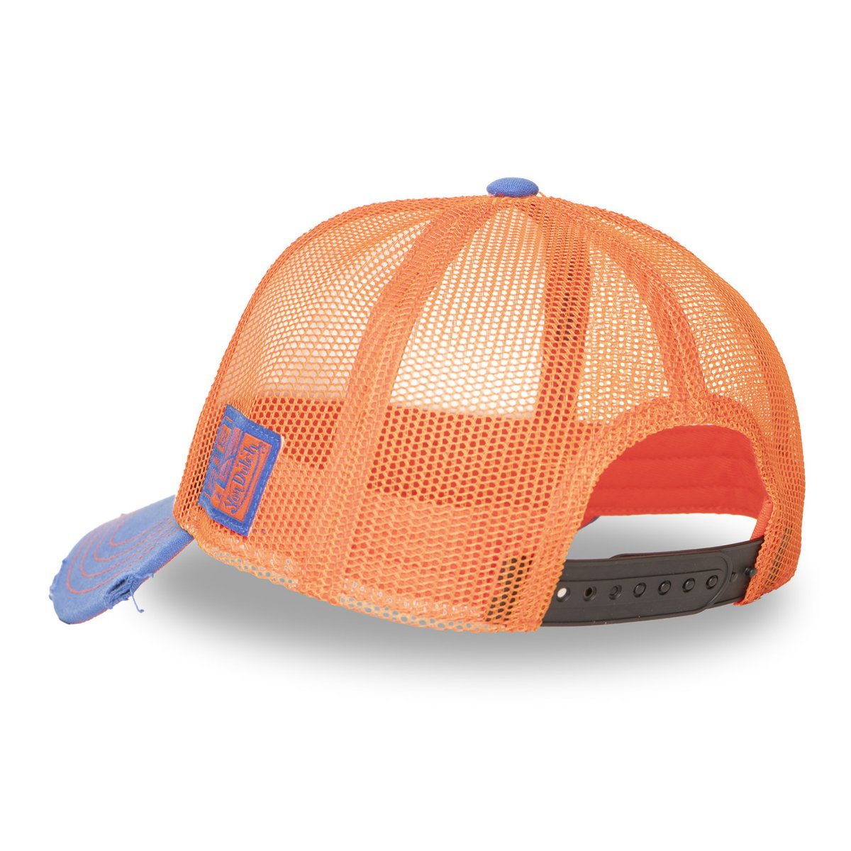 Casquette trucker Crew blanc/orange/bleu, VON DUTCH