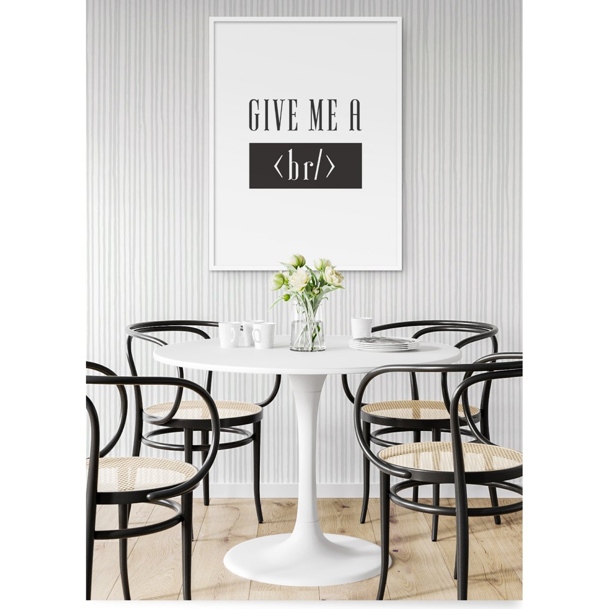 Affiche Codage blanc, L'AFFICHERIE