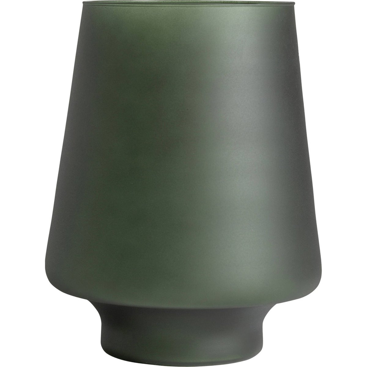 Vase en verre contemporain finition vieillie vert vieilli translucide, RECOLLECTION
