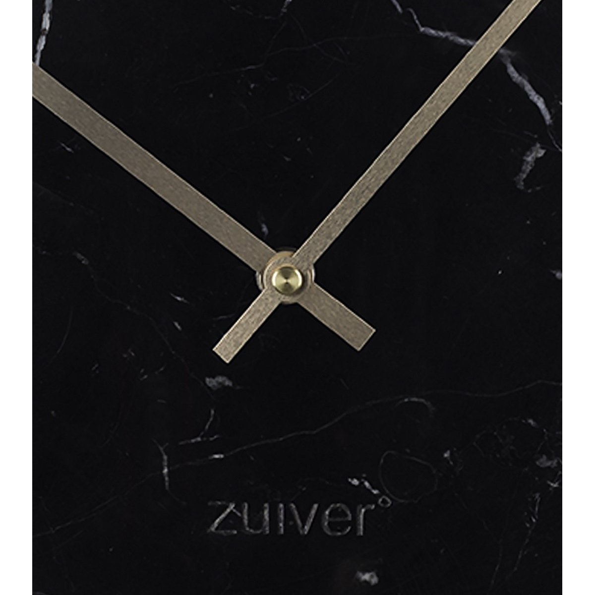Horloge design MARBRE TIME noir, ZUIVER