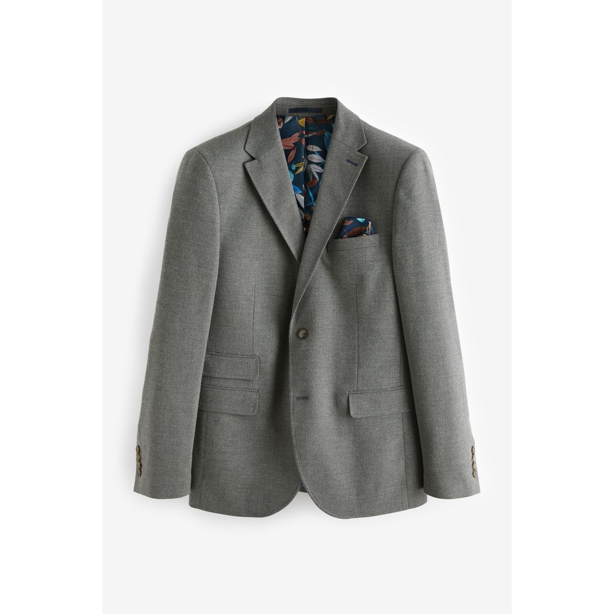 Blazer habillé texturé gris, NEXT