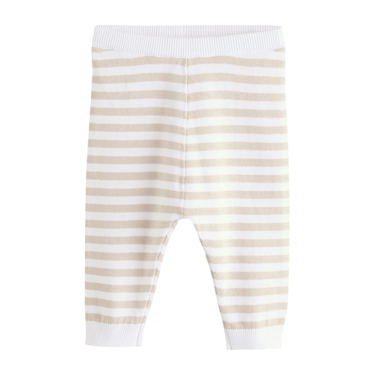 Ensemble haut en maille et legging bébé rayure neutre, NEXT